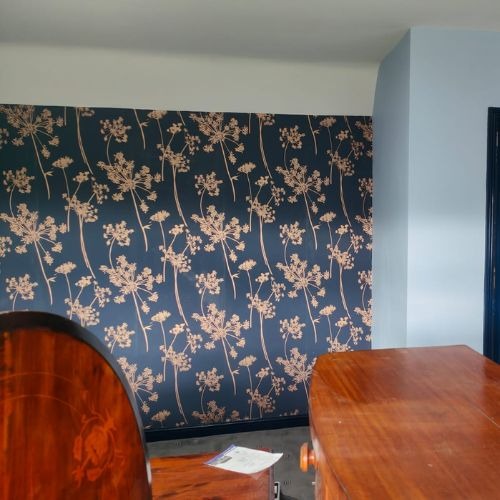 Wallpapering project in Highbridge by G. Hull